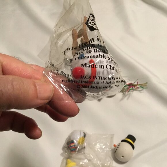 Jack in the Box JACK HOLIDAY Antenna Ball LOT of 5 - Picture 7 of 7